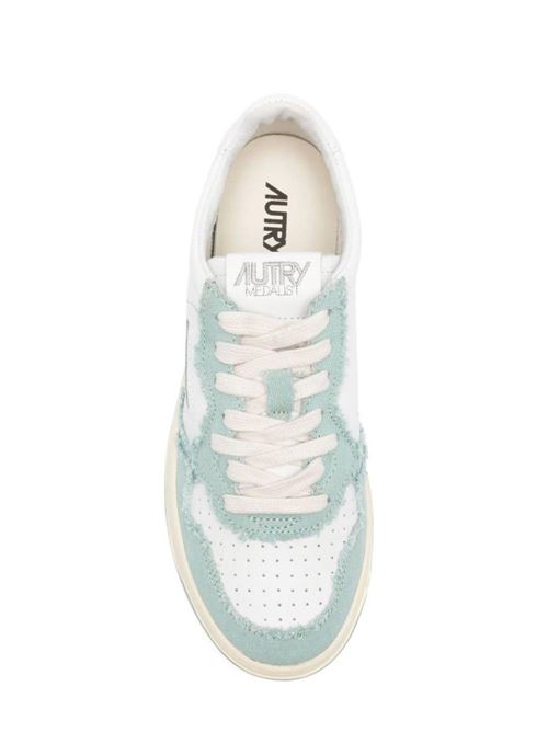 Sneaker bianca/blu acqua Autry | AULWCB12BLUE SURF